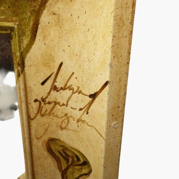 Tulipa Candle Sconce Mirror Portugal Wall Mount Distressed shabby Chic Cottage - Picture 6 of 11